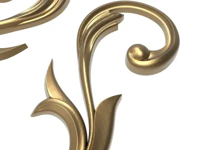  decorative pattern ready for 3D printing 3D print model 5