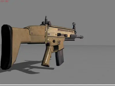 ScarL Low-poly 3D model