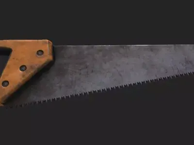 Saw PBR 4K GameReady Low-poly 3D model