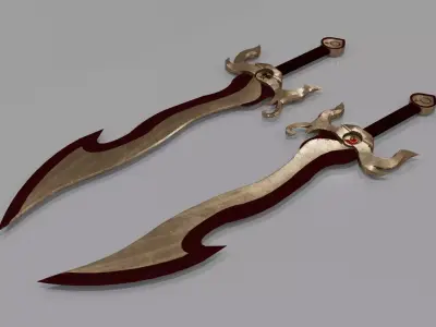 Sword - Servant Of Ares Free 3D model