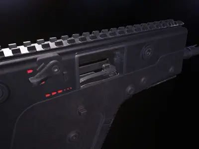 Kriss Vector 45ACP Low-poly 3D model