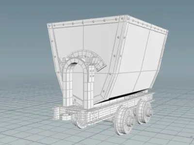 Mine props bundle 3D model