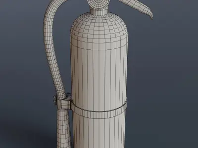 Fire Extinguisher Low-poly 3D model 51