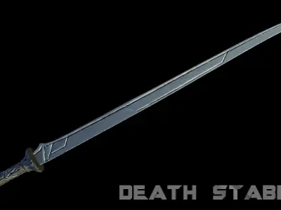 Death Stabber Low-poly 3D model