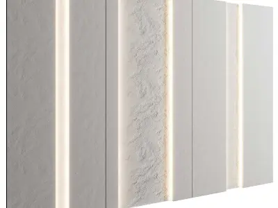 Headboard 3d Wall Panel 3D model