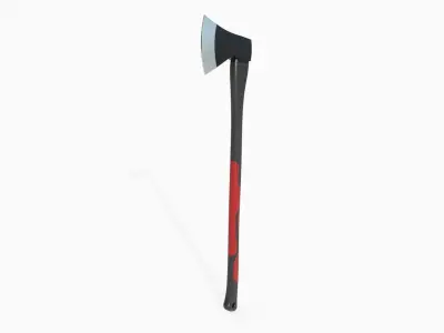 Axe M03 - with STL Low-poly 3D model