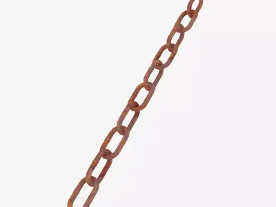 Old Chain Low-poly 3D model purchase