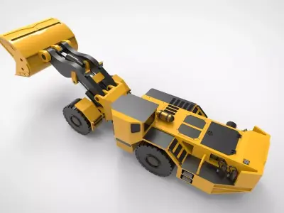 Heavy Mining Loader 3D model