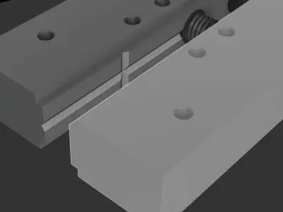 Float Lock Drilling Vise  3D model