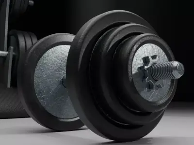 Dumbbell Free 3D model purchase