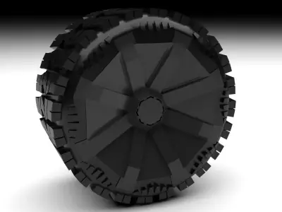 Cybertruck Tire 3D model