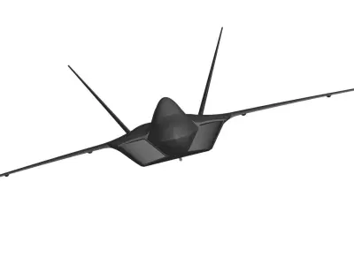 f-22 raptor 3D model get