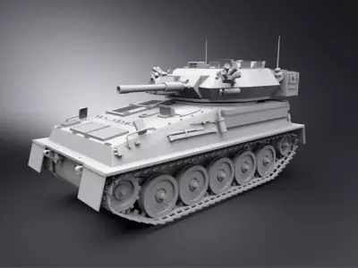 Fv101 Scorpion Scale model 3D print model
