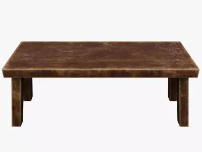 Medieval Rustic Low-poly 3D model