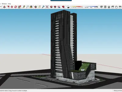 Sketchup Tower C5 Free 3D model