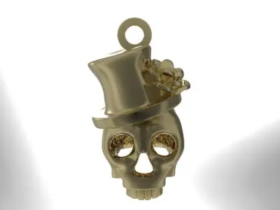 Skull Pendant 3D print model purchase