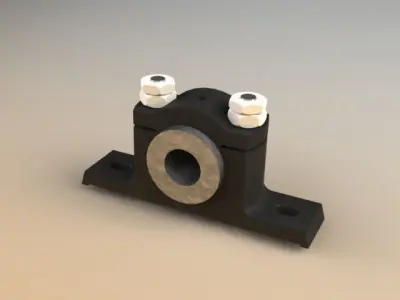 Plummer block Free 3D model