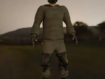 Cyberpunk Character Cyber Rascal 3D model