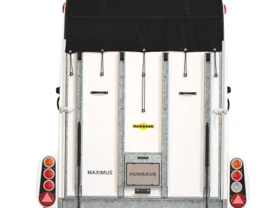 Humbaur Maximus horse trailer 3D model