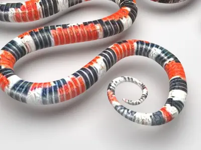 Snakes 3D model