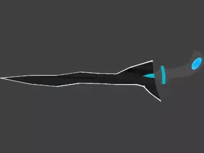 Keris-3 Low-poly 3D model