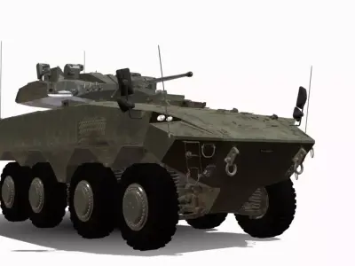 eitan ifv 8x8 Low-poly 3D model
