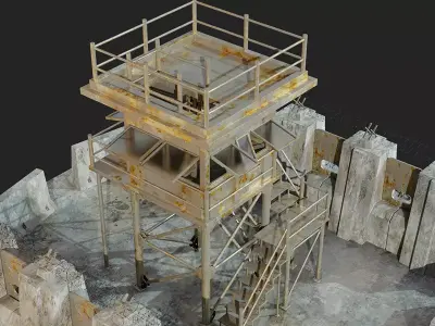 Military Pos Free 3D model