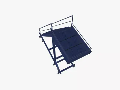 Ladder 3D model 4