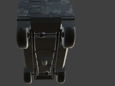 tank tigr Low-poly 3D model
