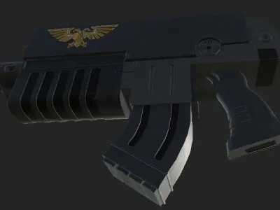 Bolt Gun 3D model