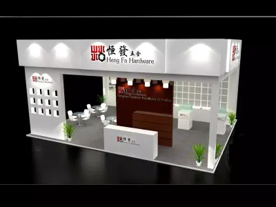 Exhibition - Area - 7X9-3DMAX2009-032 3D model