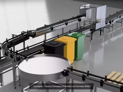 Conveyor Belt Ultimate Bundle 3D Model Pack