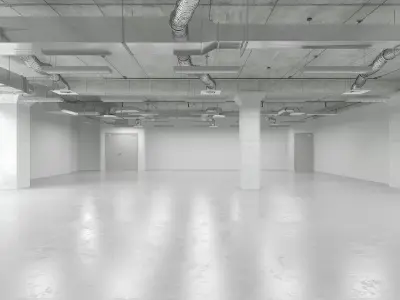 Industrial Office Space 3D model