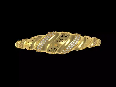 Art Deco Bracelet 45 3D print model