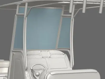 Fishing boat 3D model V1