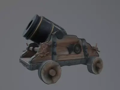 old mortar prop Free 3D model
