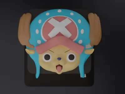 ONE PIECE PART 1 KEYBOARD BUTTONS 3D print model