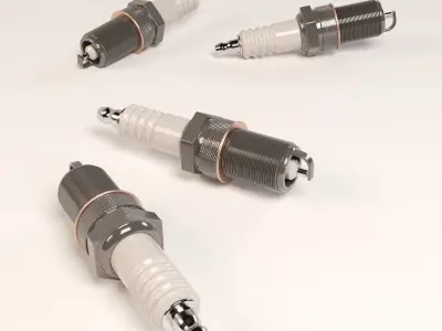 Spark Plug 3D model get