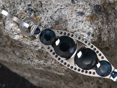 Rings Brilante 3D model