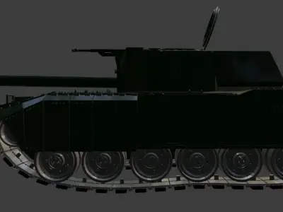 Military Tank 3D model by kolezyum
