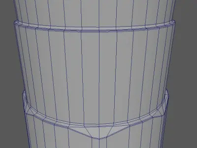 Traffic Road Barrel Free 3D model