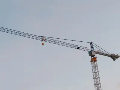 Hammerhead Tower Crane 6 - Construction Crane 3D model