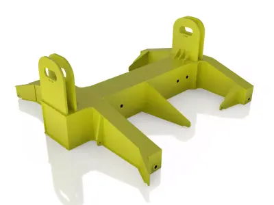 Overhead Crane Lifting Beam 3D model