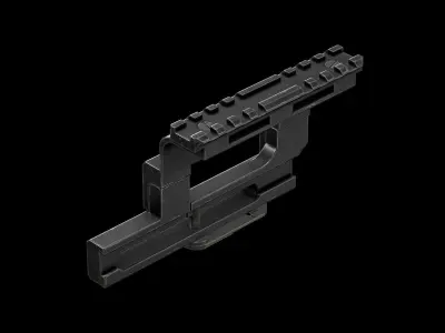 AK - Mount - Std Low-poly 3D model