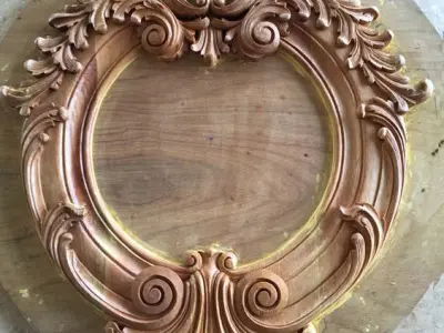 Mirror frame 3d - CNC machine - 3D CNC 3D print model