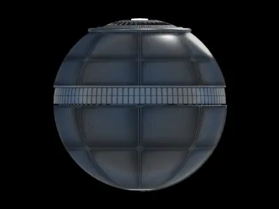 SurveyorDroneMKI Low-poly 3D model