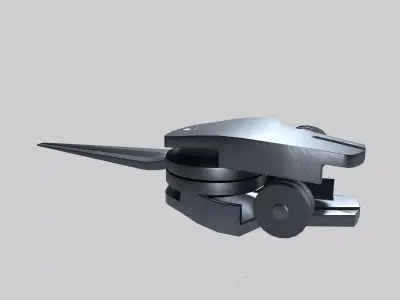 Potts tips Scissors Low-poly 3D model