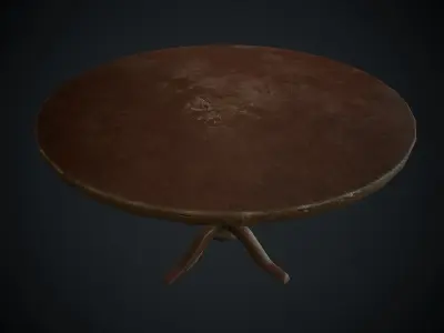 Table v1 pbr Low-poly 3D model