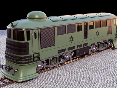 train israeli - israeli 3D model
