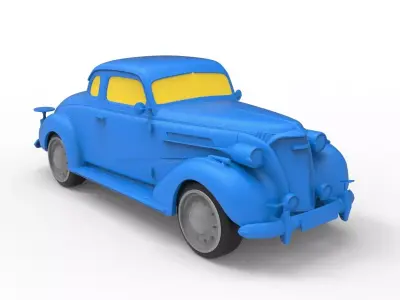 Chevrolet 1937 Classic Car 3D print model